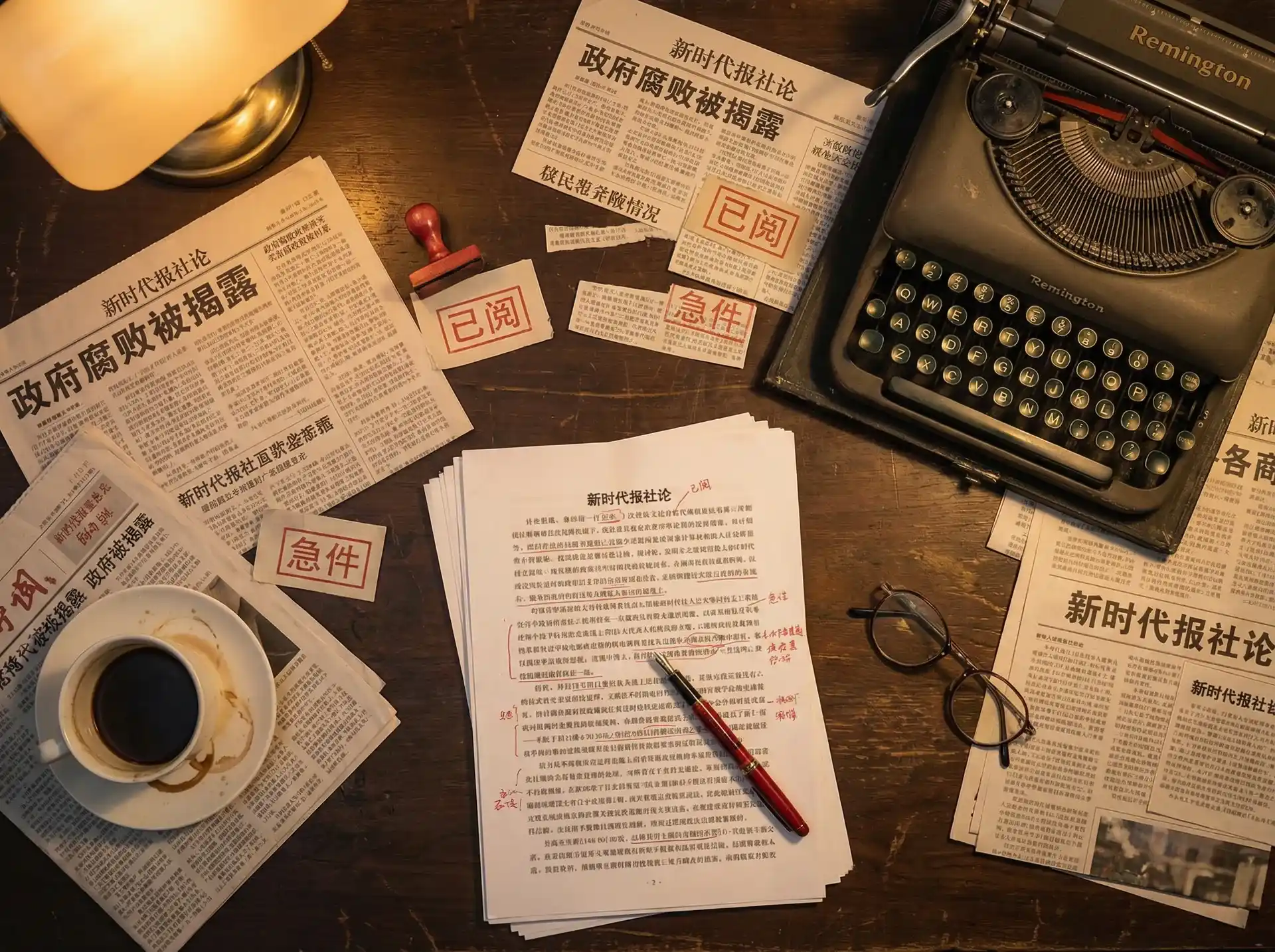 漫蛙manwa2正版下载 - 报社编辑部工作场景